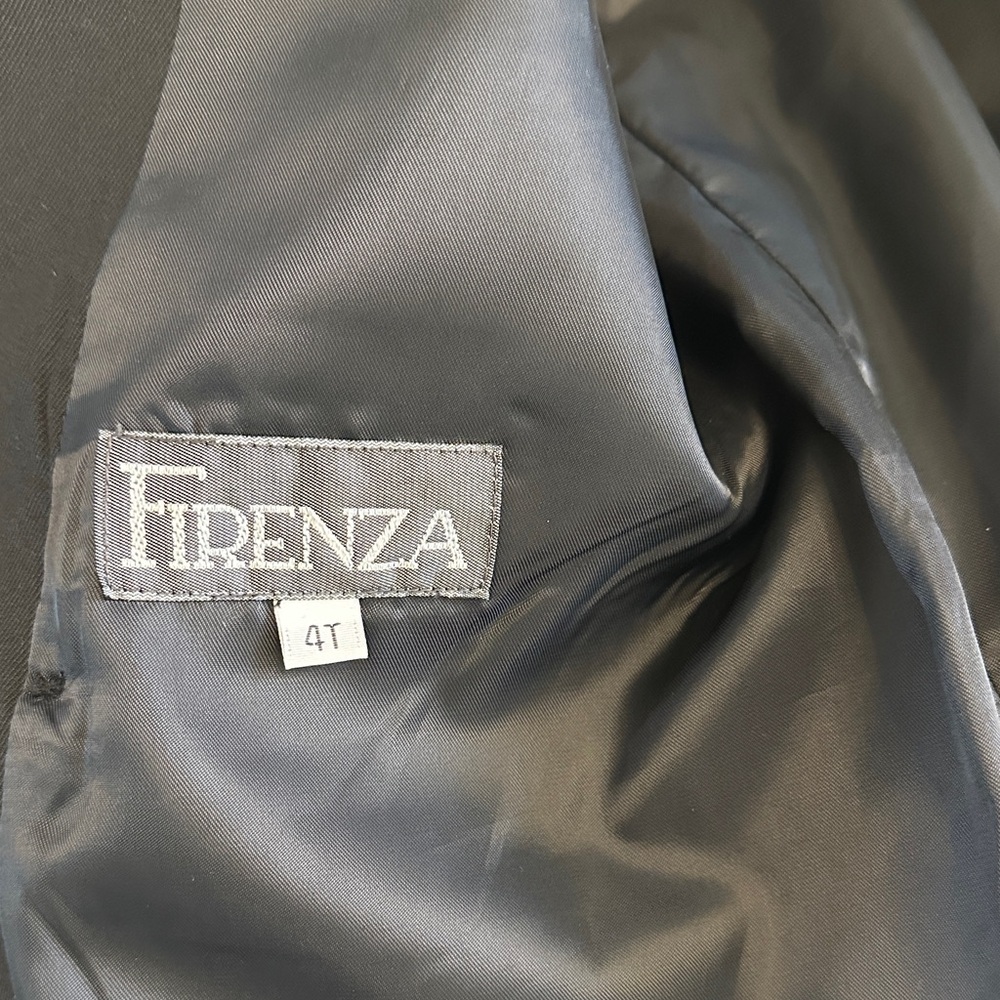 Boys’ 2-pc. Suit Set in black color. - Picture 3 of 6